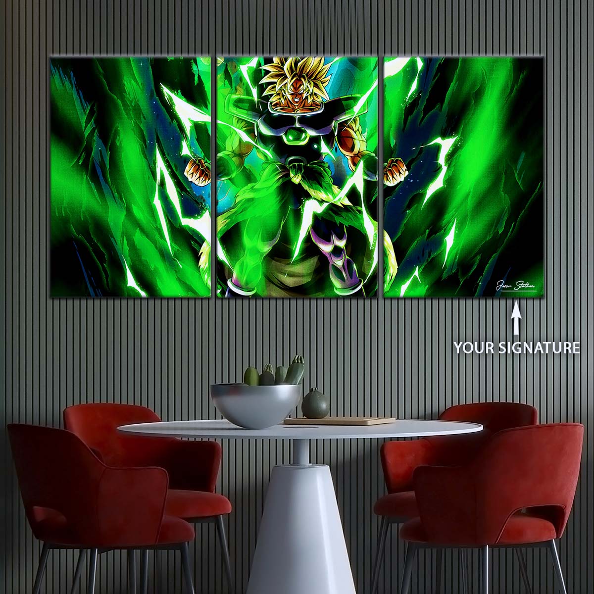 Dragon Ball Wall Art - DR5021 - Broly Unleashed - Dragon Ball Super - Dragon Ball Poster - Dragon Ball Canvas