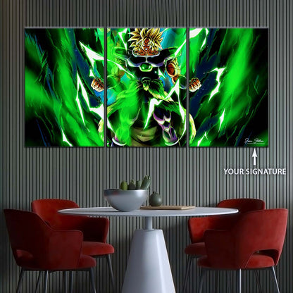 Dragon Ball Wall Art - DR5021 - Broly Unleashed - Dragon Ball Super - Dragon Ball Poster - Dragon Ball Canvas