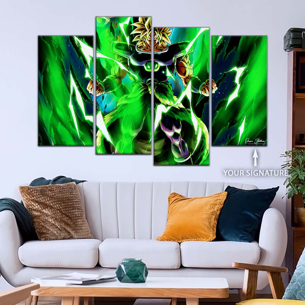 Dragon Ball Wall Art - DR5021 - Broly Unleashed - Dragon Ball Super - Dragon Ball Poster - Dragon Ball Canvas