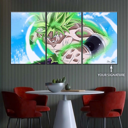 Dragon Ball Wall Art - DR5022 - Broly Unleashed - Dragon Ball Super - Dragon Ball Poster - Dragon Ball Canvas