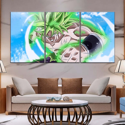 Dragon Ball Wall Art - DR5022 - Broly Unleashed - Dragon Ball Super - Dragon Ball Poster - Dragon Ball Canvas