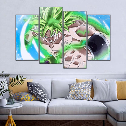 Dragon Ball Wall Art - DR5022 - Broly Unleashed - Dragon Ball Super - Dragon Ball Poster - Dragon Ball Canvas
