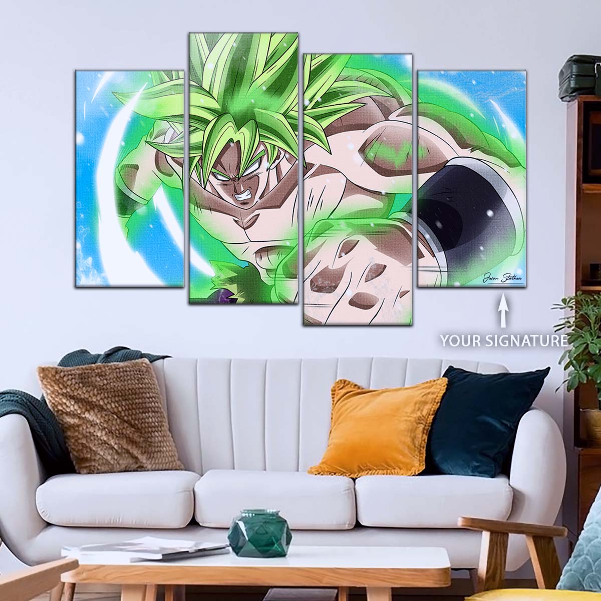 Dragon Ball Wall Art - DR5022 - Broly Unleashed - Dragon Ball Super - Dragon Ball Poster - Dragon Ball Canvas