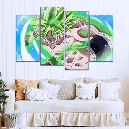 Dragon Ball Wall Art - DR5022 - Broly Unleashed - Dragon Ball Super - Dragon Ball Poster - Dragon Ball Canvas