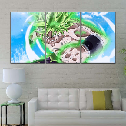 Dragon Ball Wall Art - DR5022 - Broly Unleashed - Dragon Ball Super - Dragon Ball Poster - Dragon Ball Canvas