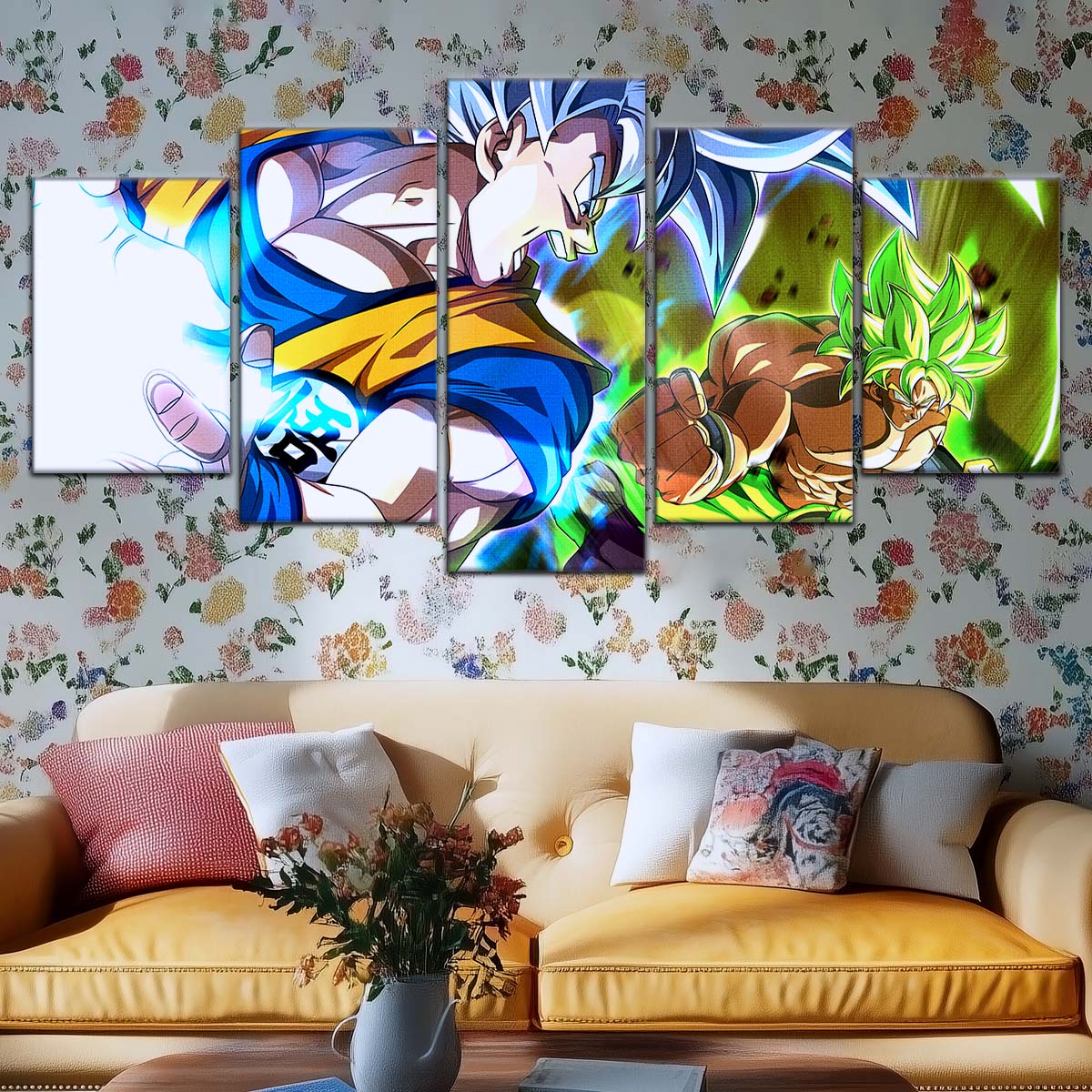 Dragon Ball Wall Art - DR5024 - Broly vs Goku - Dragon Ball Super - Dragon Ball Poster - Dragon Ball Canvas