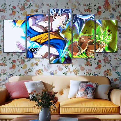 Dragon Ball Wall Art - DR5024 - Broly vs Goku - Dragon Ball Super - Dragon Ball Poster - Dragon Ball Canvas
