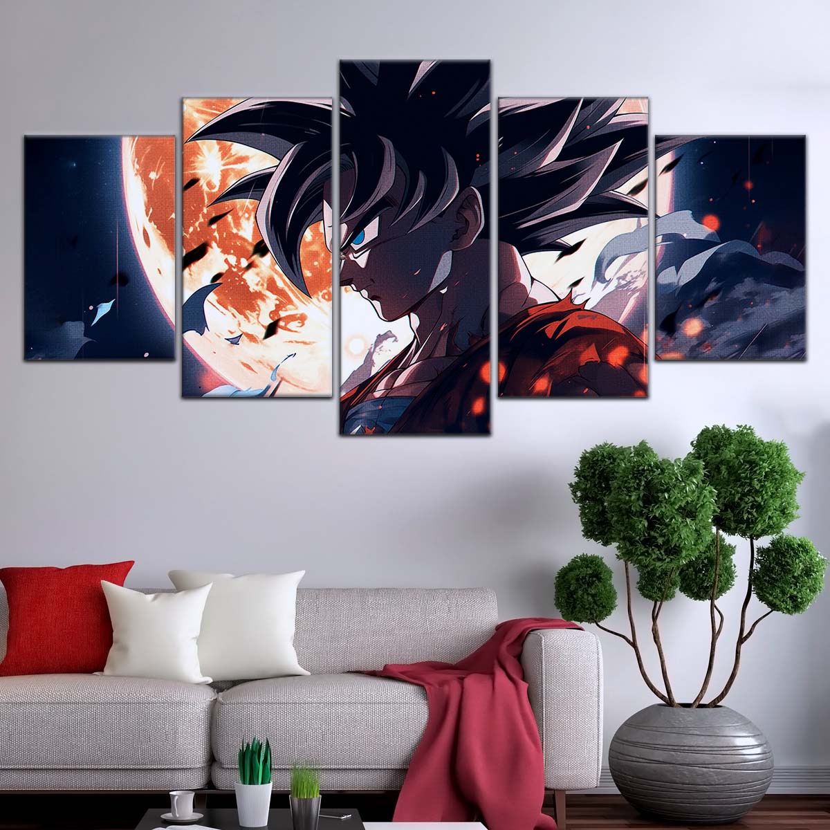 Dragon Ball Wall Art - DR5025 - Epic Goku - Dragon Ball Z - DBZ - Dragon Ball Poster - Dragon Ball Canvas