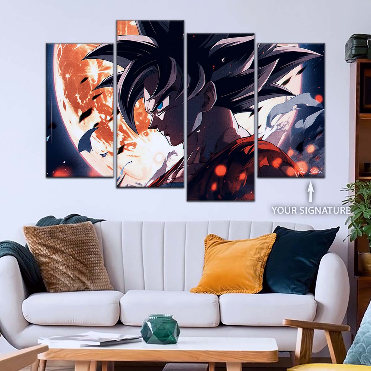 Dragon Ball Wall Art - DR5025 - Epic Goku - Dragon Ball Z - DBZ - Dragon Ball Poster - Dragon Ball Canvas