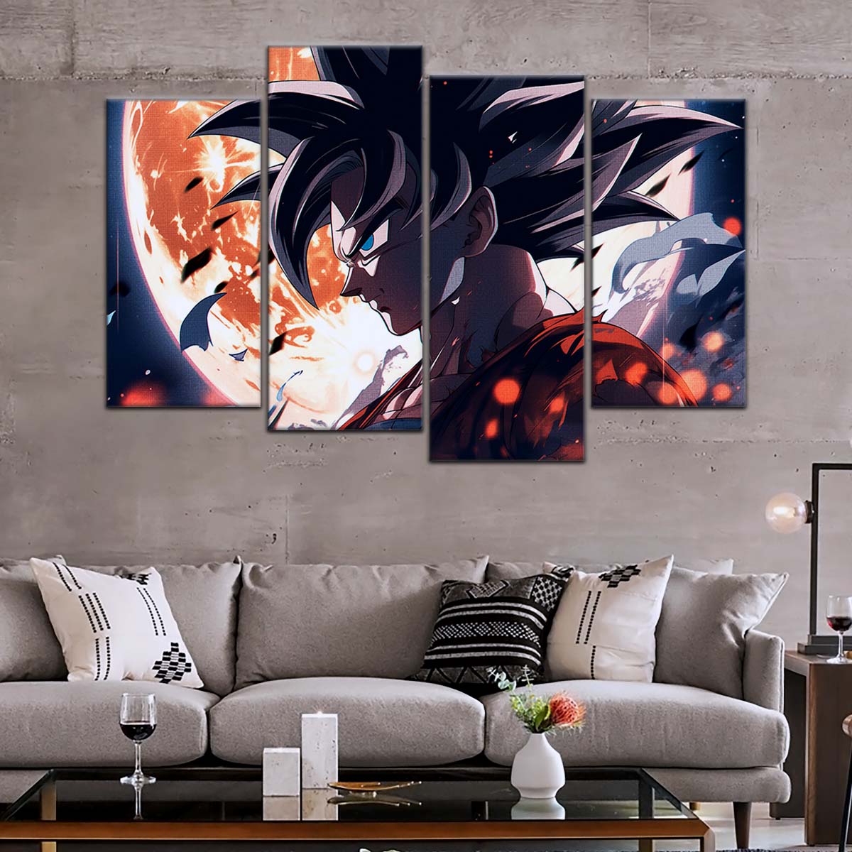 Dragon Ball Wall Art - DR5025 - Epic Goku - Dragon Ball Z - DBZ - Dragon Ball Poster - Dragon Ball Canvas