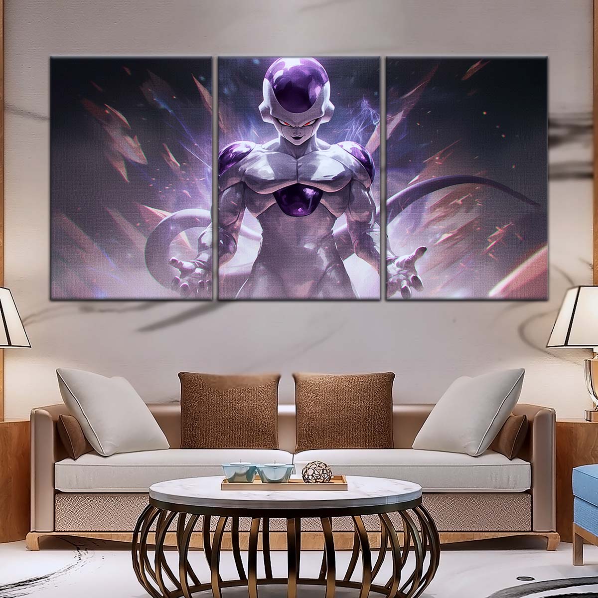 Dragon Ball Wall Art - DR5026 - Frieza Dominates - Dragon Ball Poster - Dragon Ball Canvas