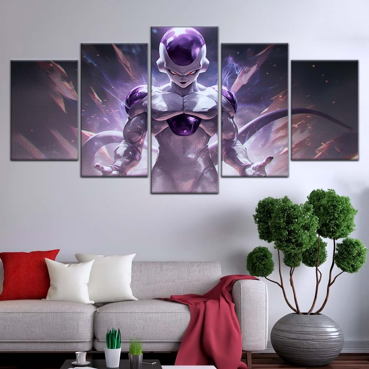 Dragon Ball Wall Art - DR5026 - Frieza Dominates - Dragon Ball Poster - Dragon Ball Canvas