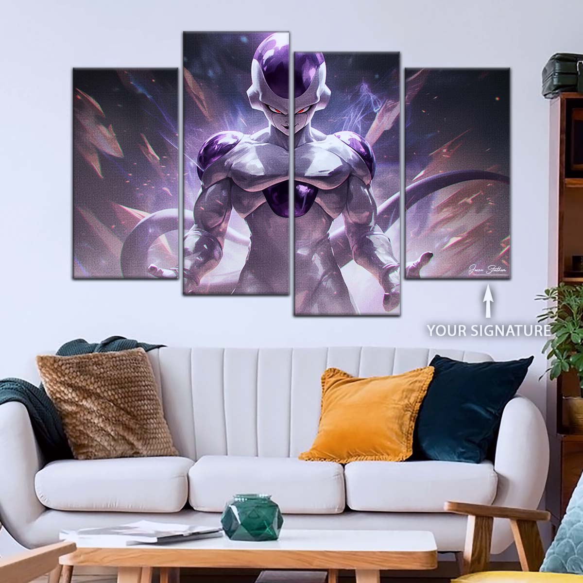 Dragon Ball Wall Art - DR5026 - Frieza Dominates - Dragon Ball Poster - Dragon Ball Canvas