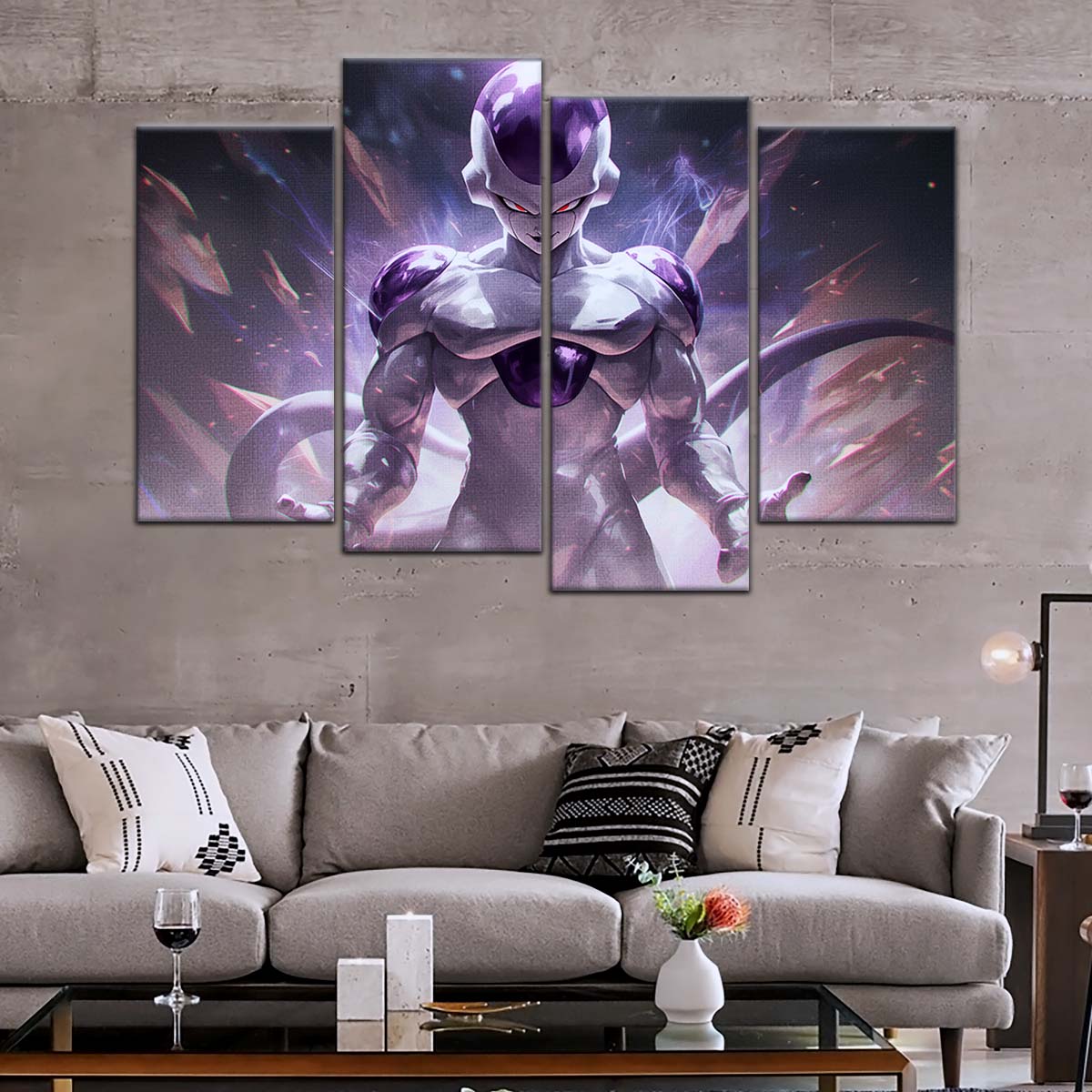 Dragon Ball Wall Art - DR5026 - Frieza Dominates - Dragon Ball Poster - Dragon Ball Canvas