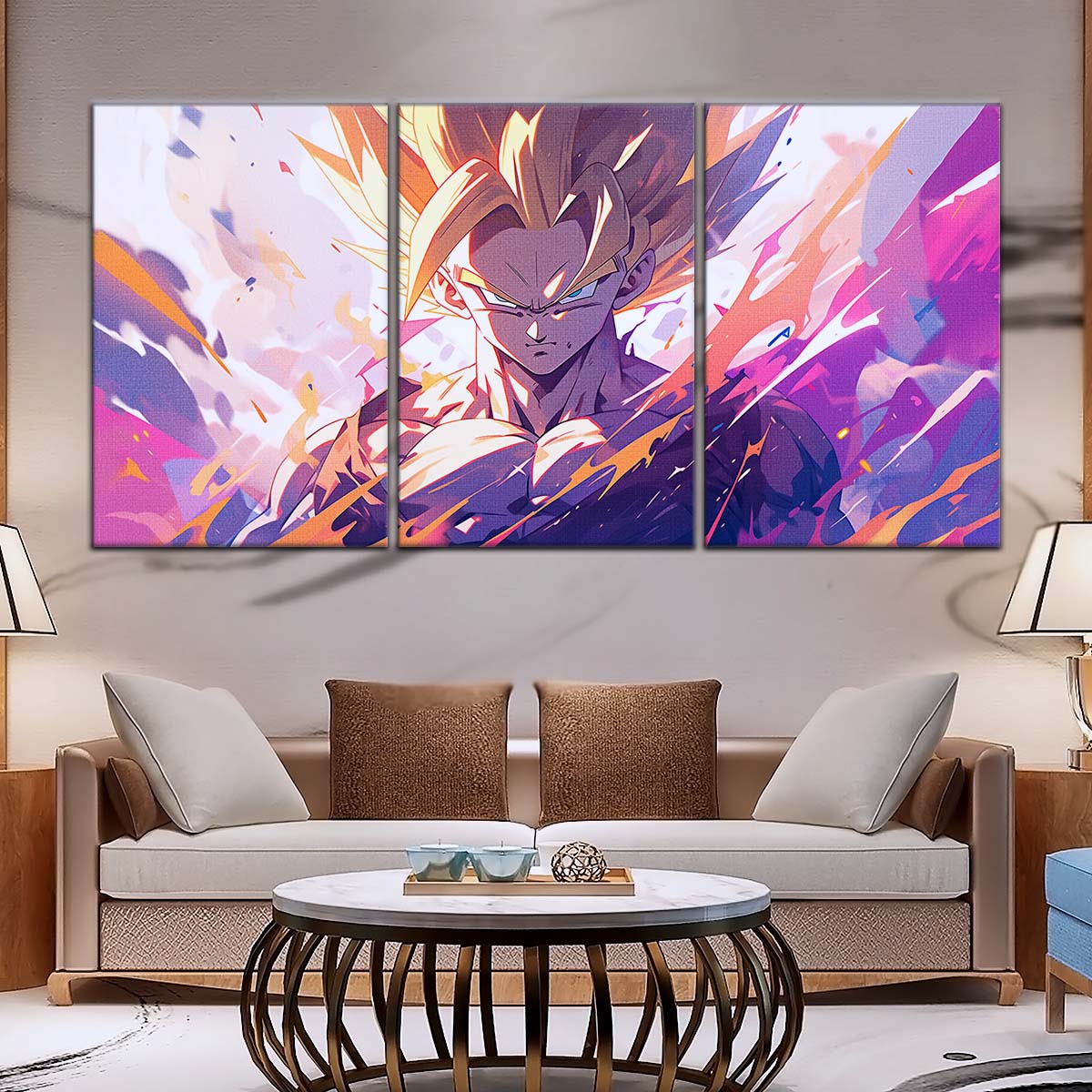 Dragon Ball Wall Art - DR5031 - Gohan - Super Saiyan - Dragon Ball Super Hero - Dragon Ball Poster - Dragon Ball Canvas
