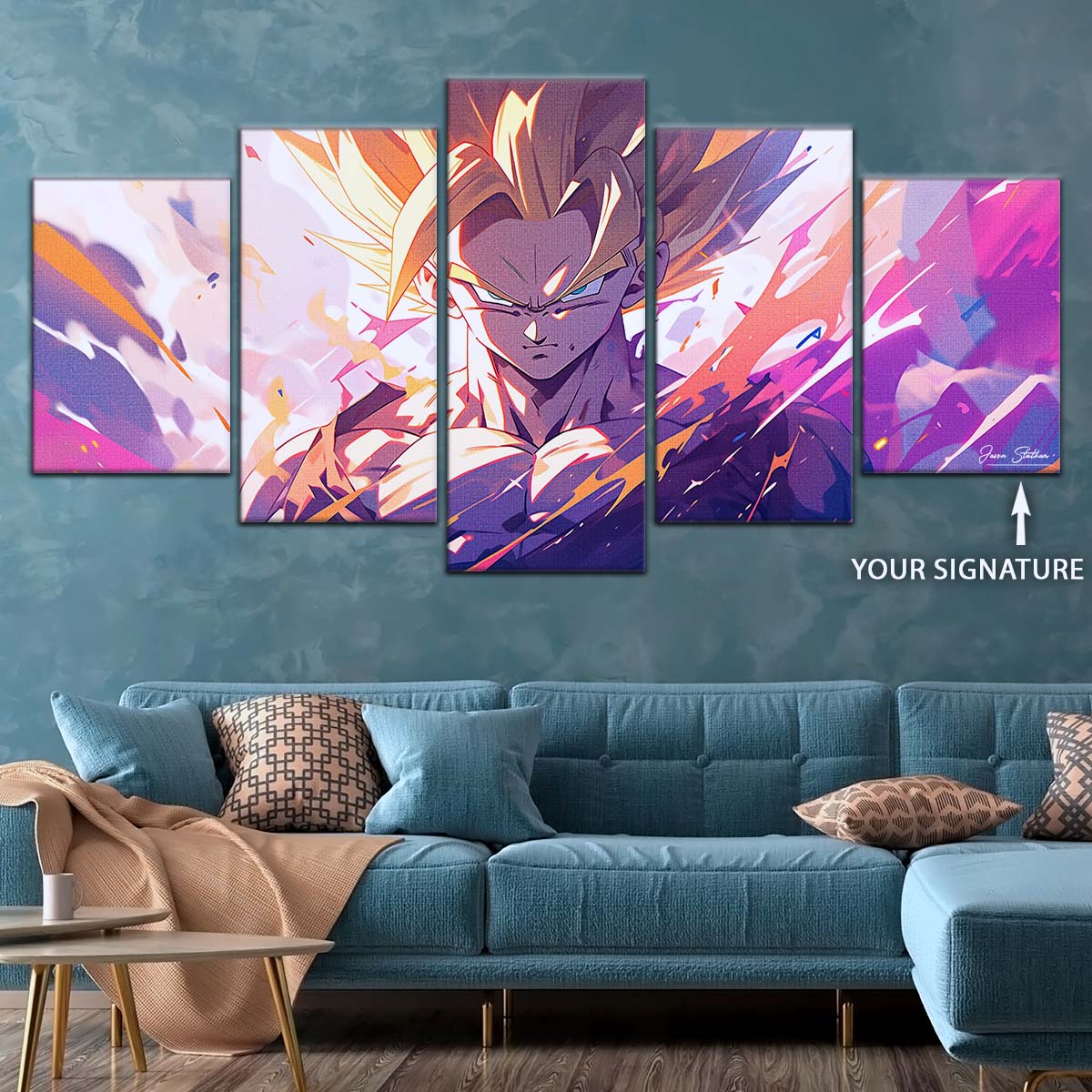 Dragon Ball Wall Art - DR5031 - Gohan - Super Saiyan - Dragon Ball Super Hero - Dragon Ball Poster - Dragon Ball Canvas