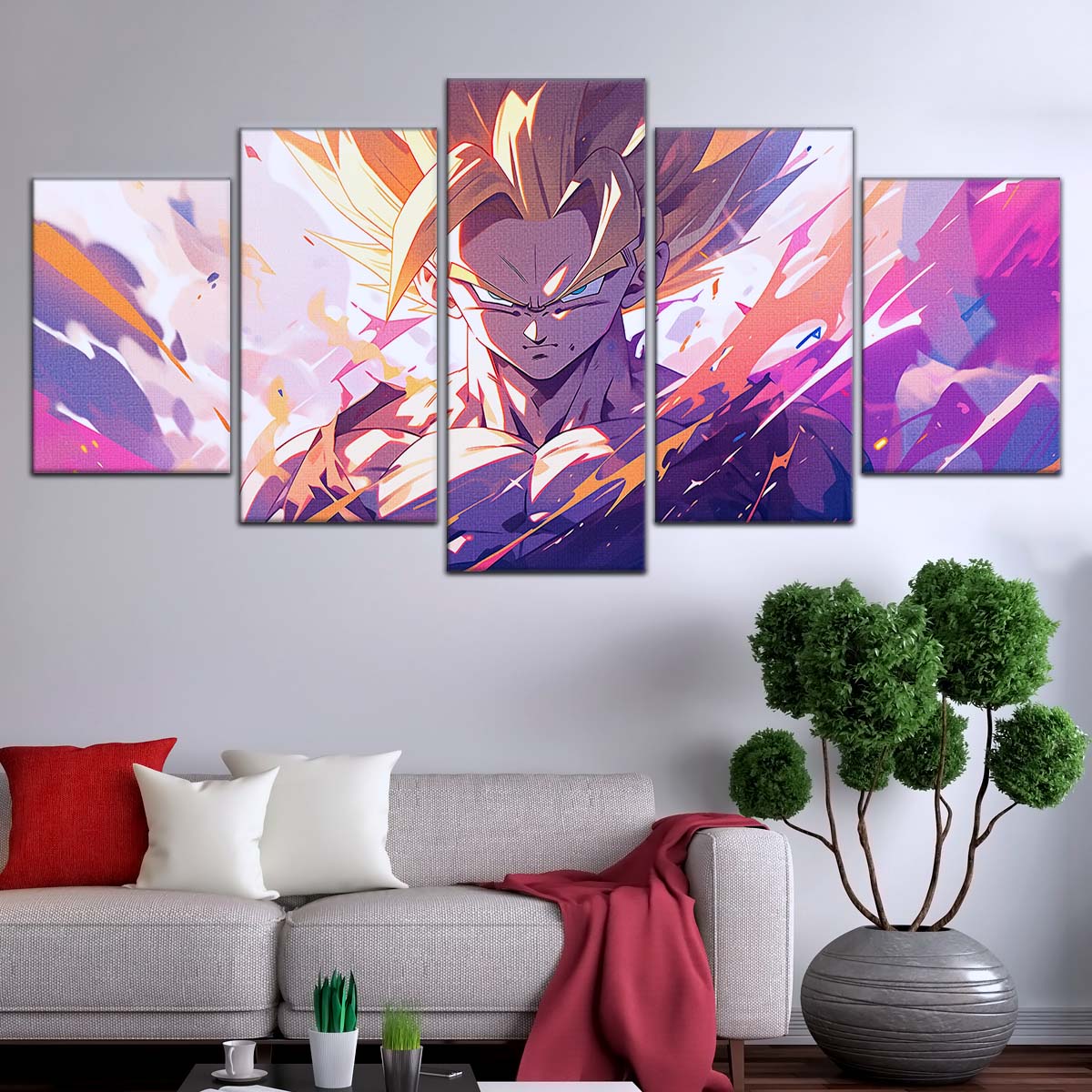 Dragon Ball Wall Art - DR5031 - Gohan - Super Saiyan - Dragon Ball Super Hero - Dragon Ball Poster - Dragon Ball Canvas