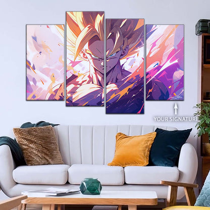 Dragon Ball Wall Art - DR5031 - Gohan - Super Saiyan - Dragon Ball Super Hero - Dragon Ball Poster - Dragon Ball Canvas