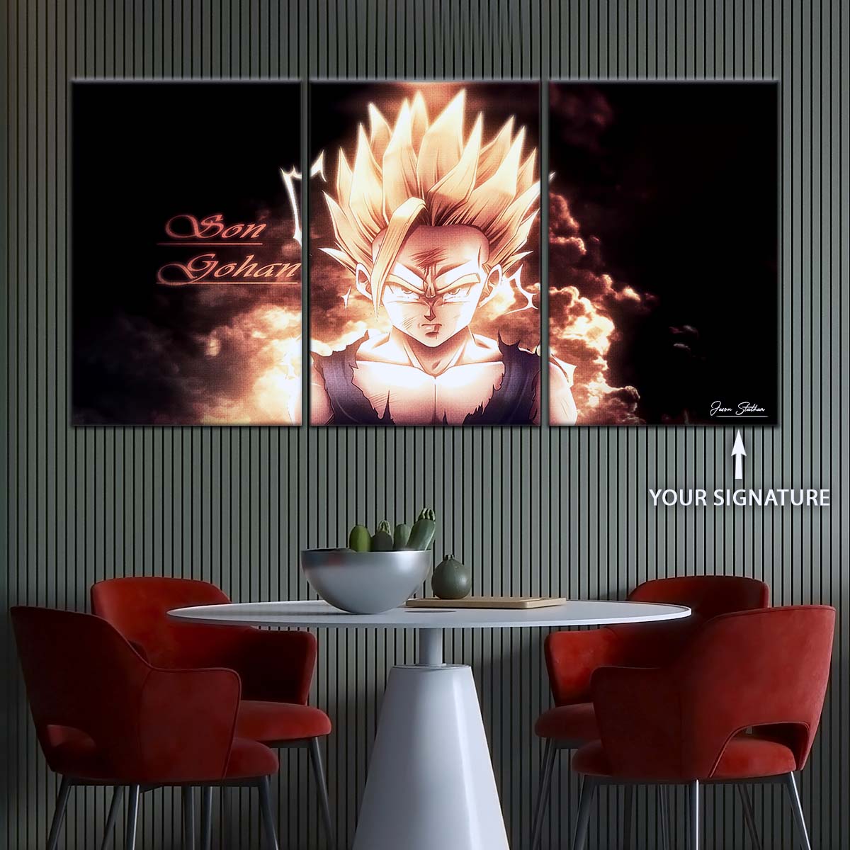 Dragon Ball Wall Art - DR5032 - Gohan - Super Saiyan - Dragon Ball Z - Dragon Ball Poster - Dragon Ball Canvas