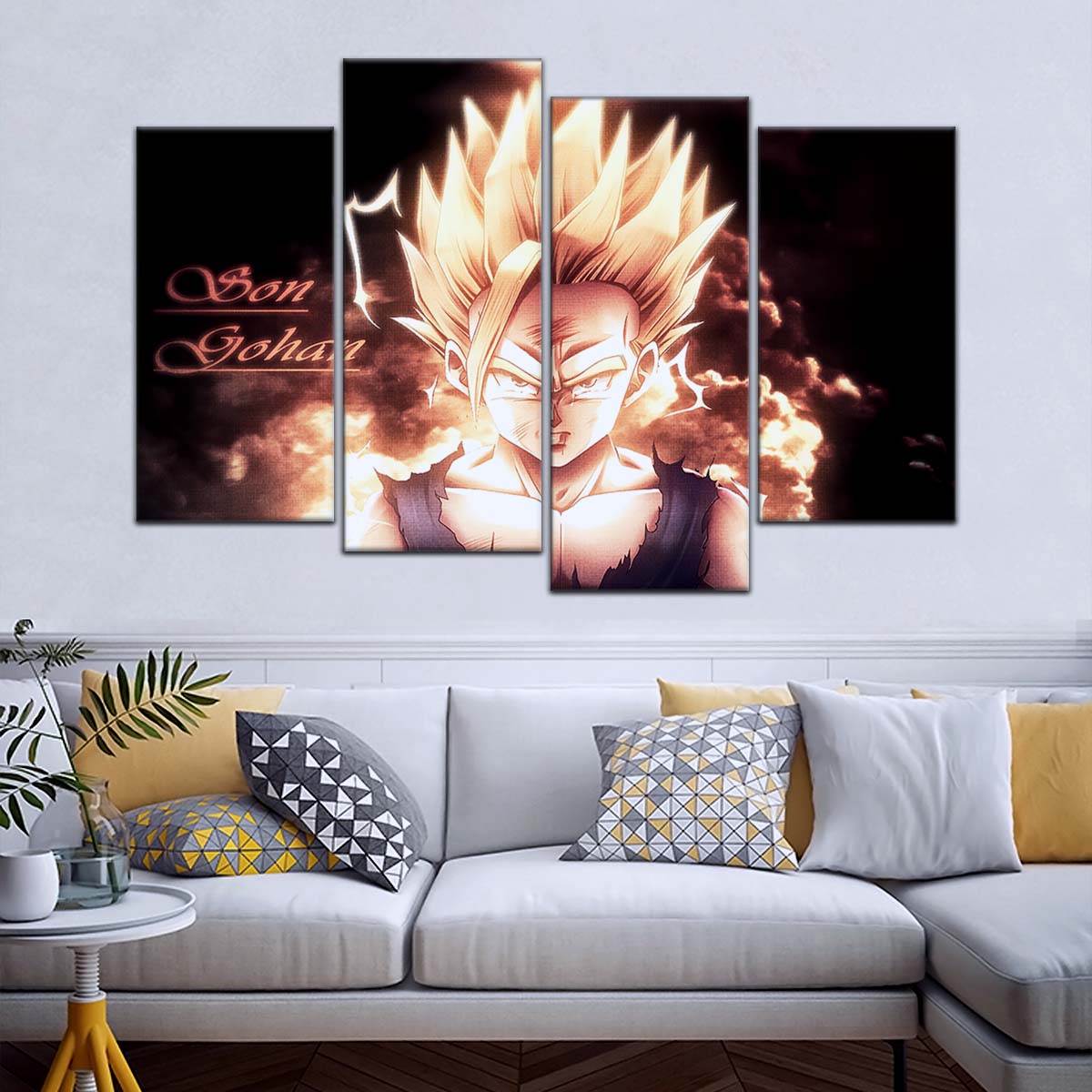 Dragon Ball Wall Art - DR5032 - Gohan - Super Saiyan - Dragon Ball Z - Dragon Ball Poster - Dragon Ball Canvas