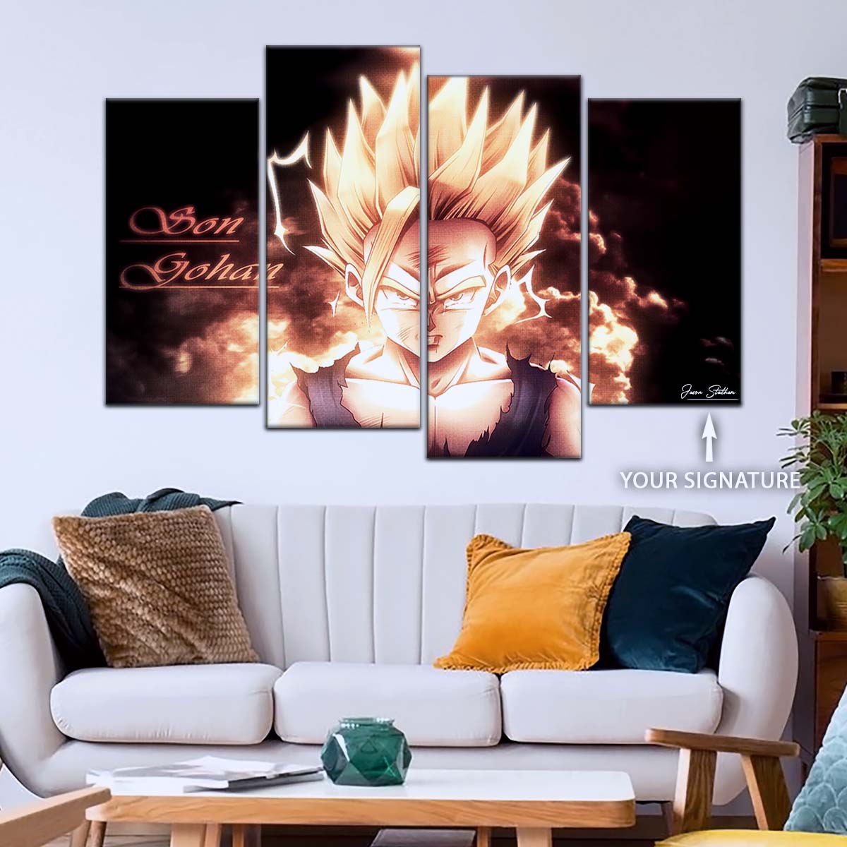 Dragon Ball Wall Art - DR5032 - Gohan - Super Saiyan - Dragon Ball Z - Dragon Ball Poster - Dragon Ball Canvas