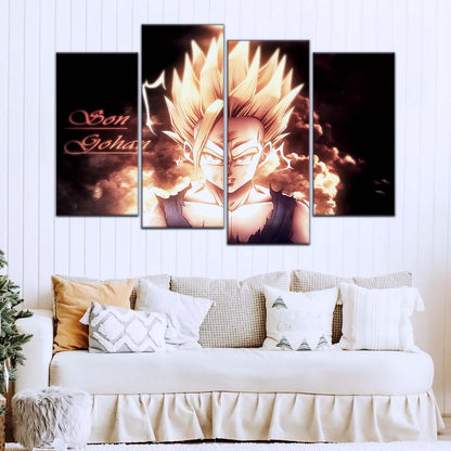 Dragon Ball Wall Art - DR5032 - Gohan - Super Saiyan - Dragon Ball Z - Dragon Ball Poster - Dragon Ball Canvas