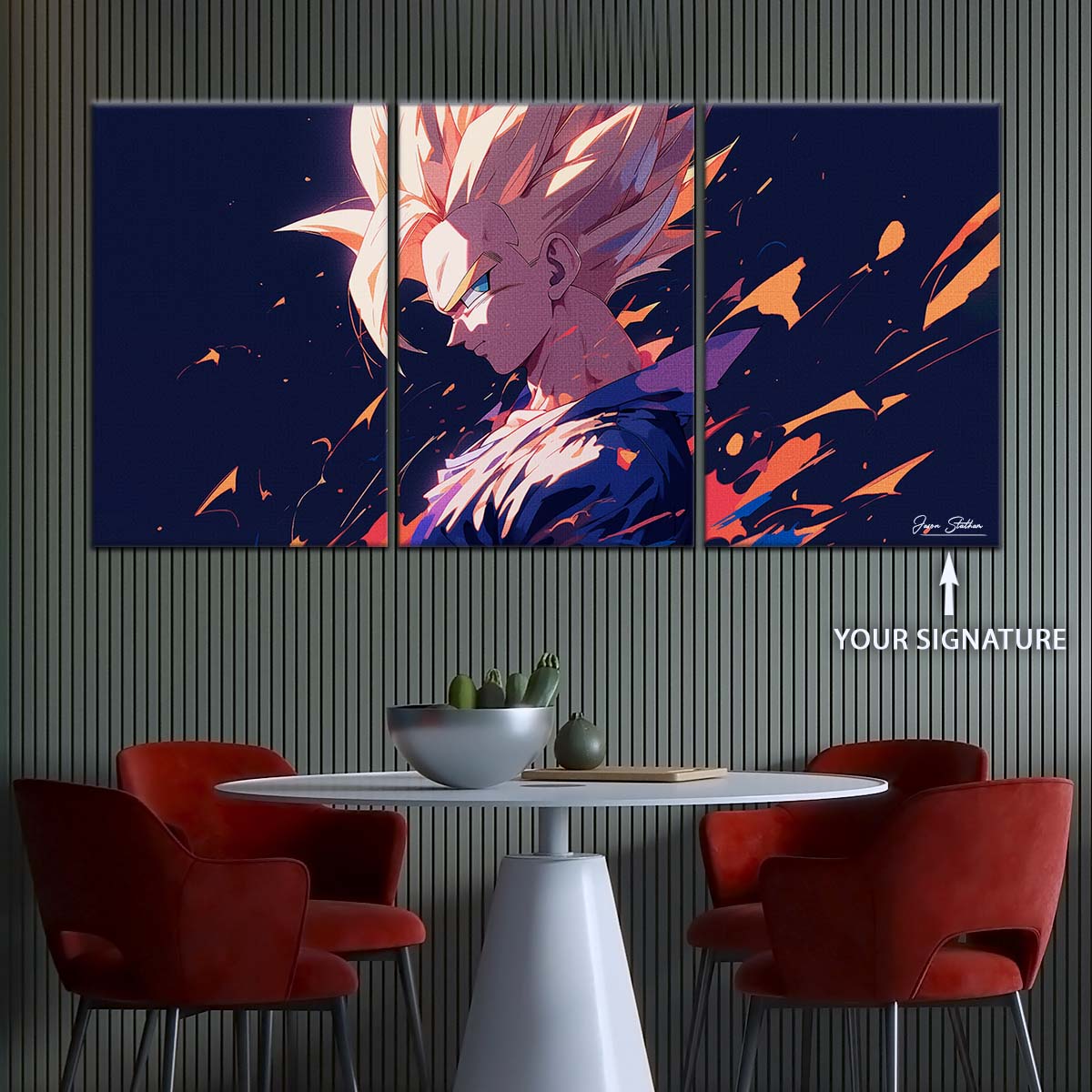 Dragon Ball Wall Art - DR5033 - Gohan - Super Saiyan - Dragon Ball Z - Dragon Ball Poster - Dragon Ball Canvas