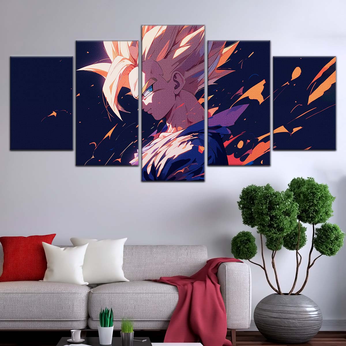 Dragon Ball Wall Art - DR5033 - Gohan - Super Saiyan - Dragon Ball Z - Dragon Ball Poster - Dragon Ball Canvas