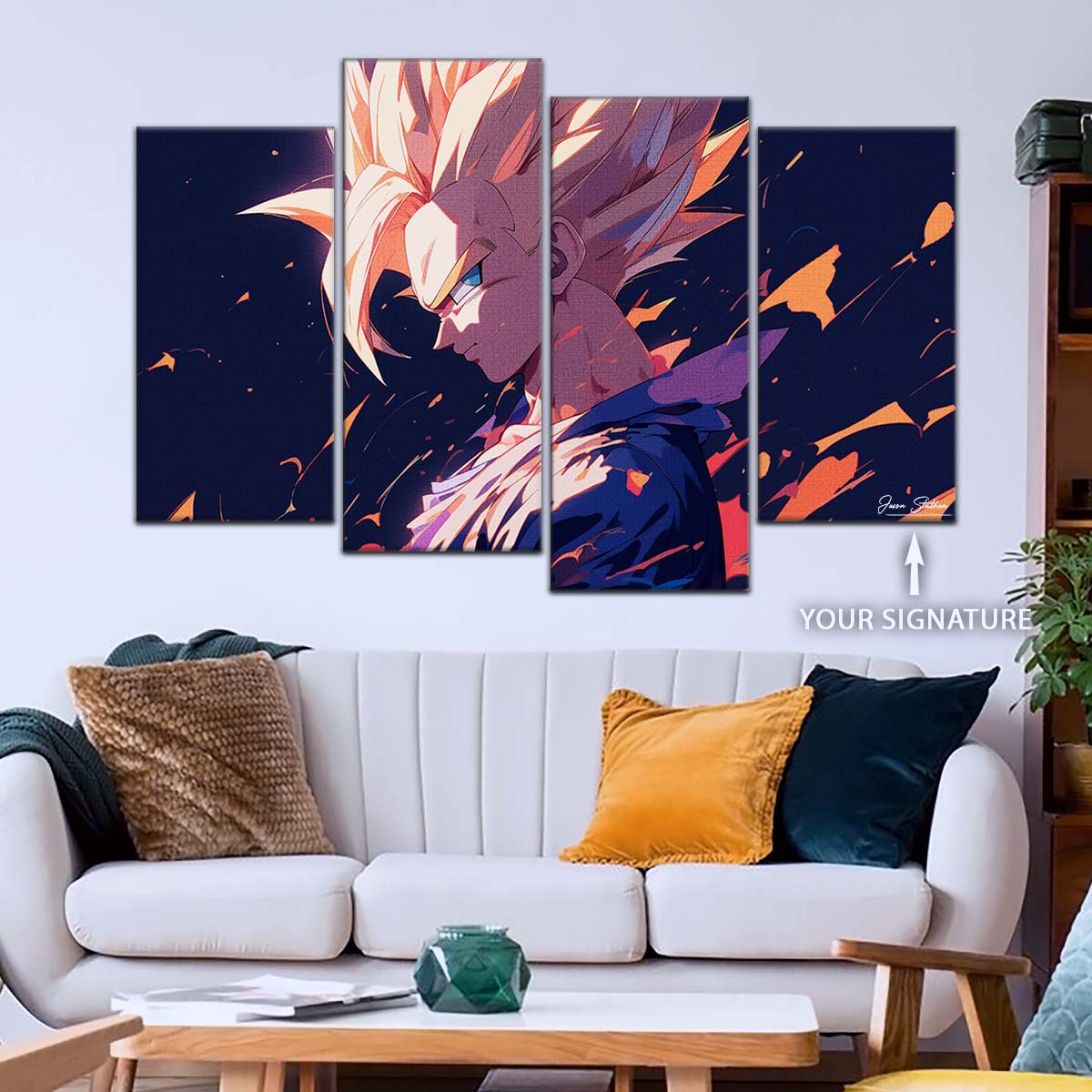Dragon Ball Wall Art - DR5033 - Gohan - Super Saiyan - Dragon Ball Z - Dragon Ball Poster - Dragon Ball Canvas