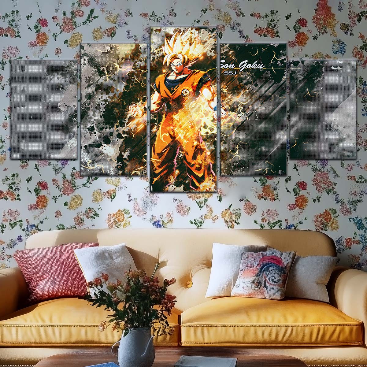 Dragon Ball Wall Art - DR5037 - Goku - Super Saiyan - Dragon Ball Z - Dragon Ball Poster - Dragon Ball Canvas