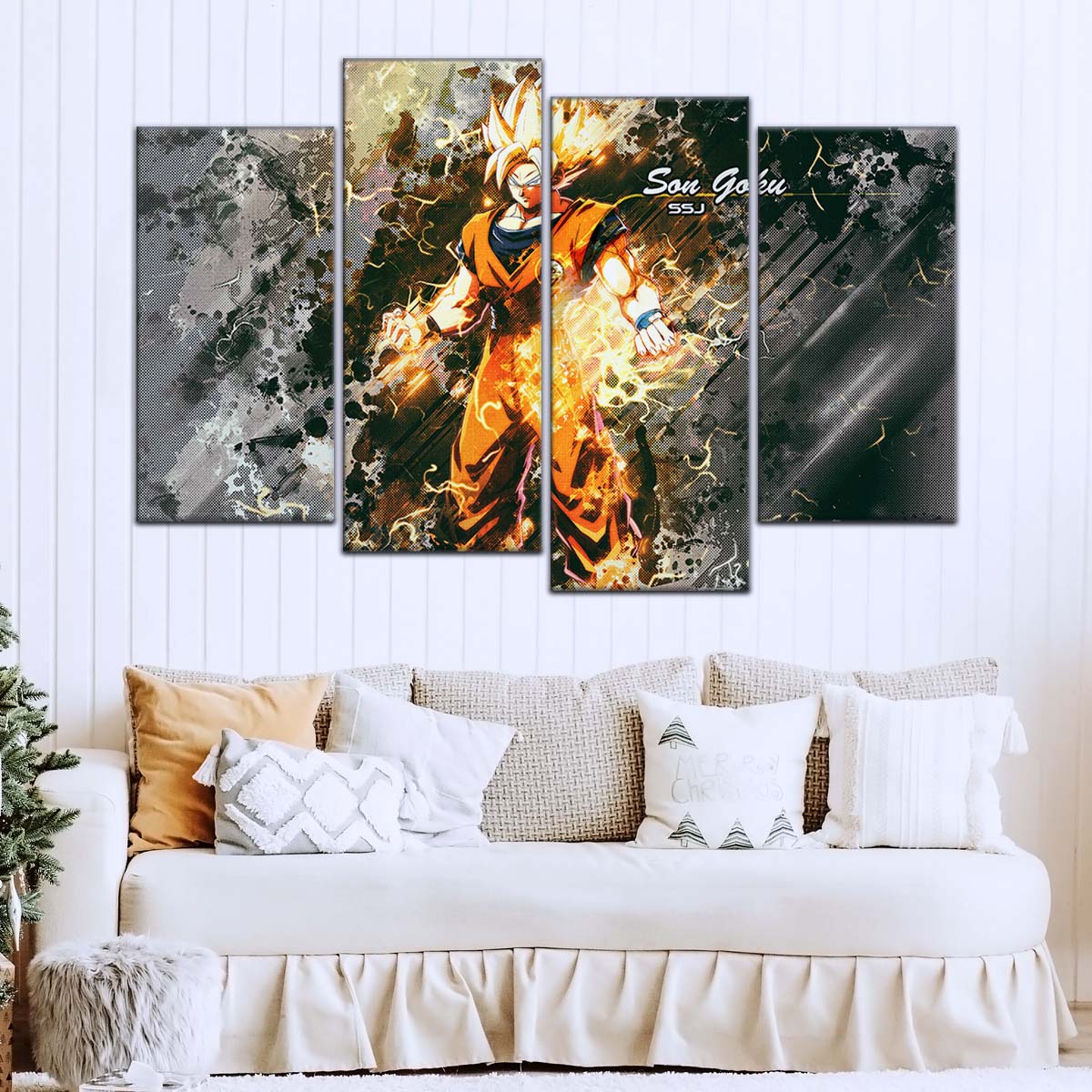 Dragon Ball Wall Art - DR5037 - Goku - Super Saiyan - Dragon Ball Z - Dragon Ball Poster - Dragon Ball Canvas
