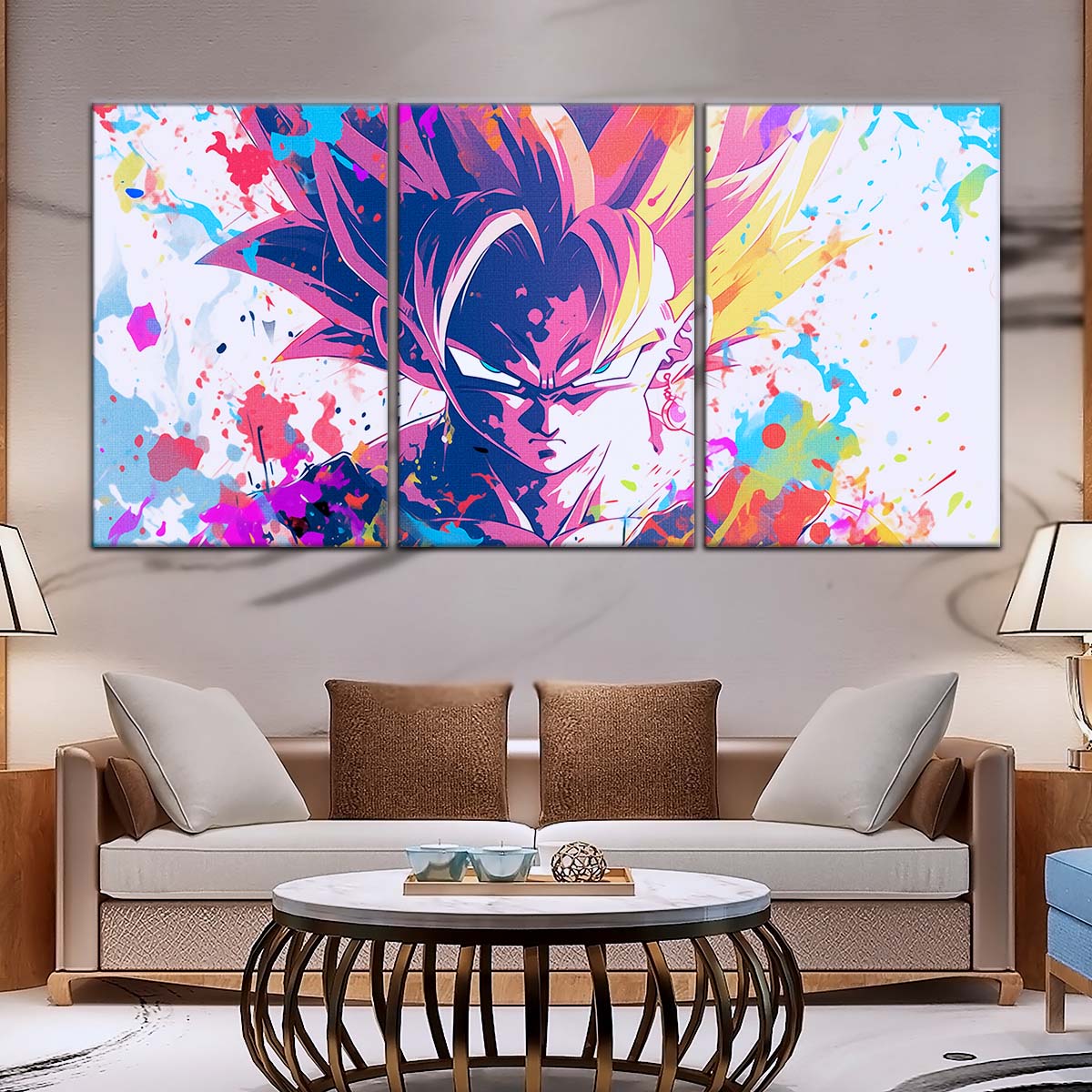 Dragon Ball Wall Art - DR5038 - Goku - Super Saiyan - Dragon Ball Super - Dragon Ball Poster - Dragon Ball Canvas