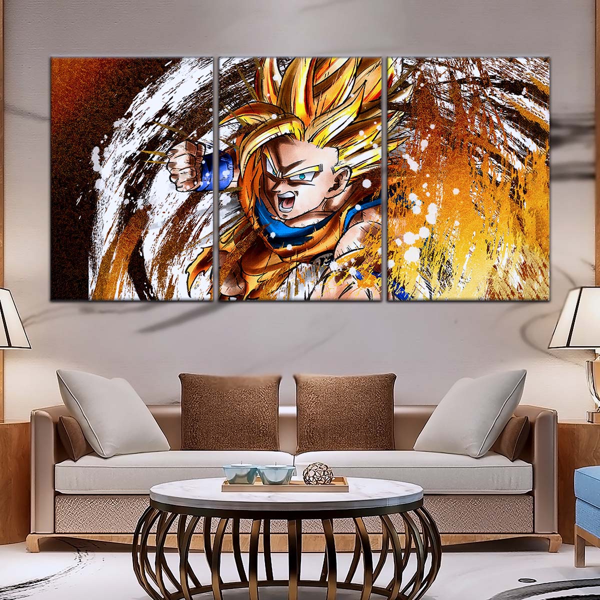 Dragon Ball Wall Art - DR5039 - Goku - Super Saiyan - Dragon Ball Z - Dragon Ball Poster - Dragon Ball Canvas