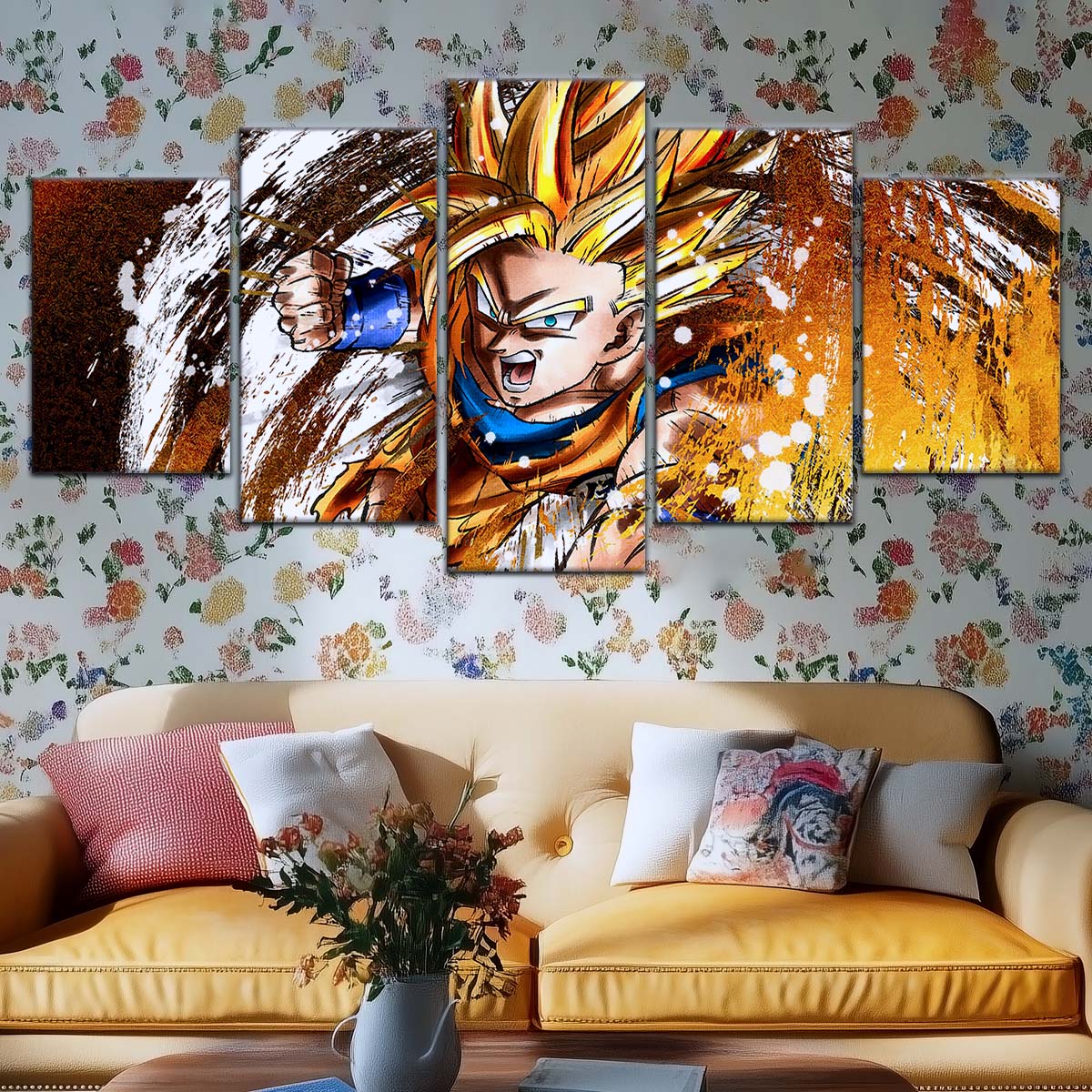 Dragon Ball Wall Art - DR5039 - Goku - Super Saiyan - Dragon Ball Z - Dragon Ball Poster - Dragon Ball Canvas
