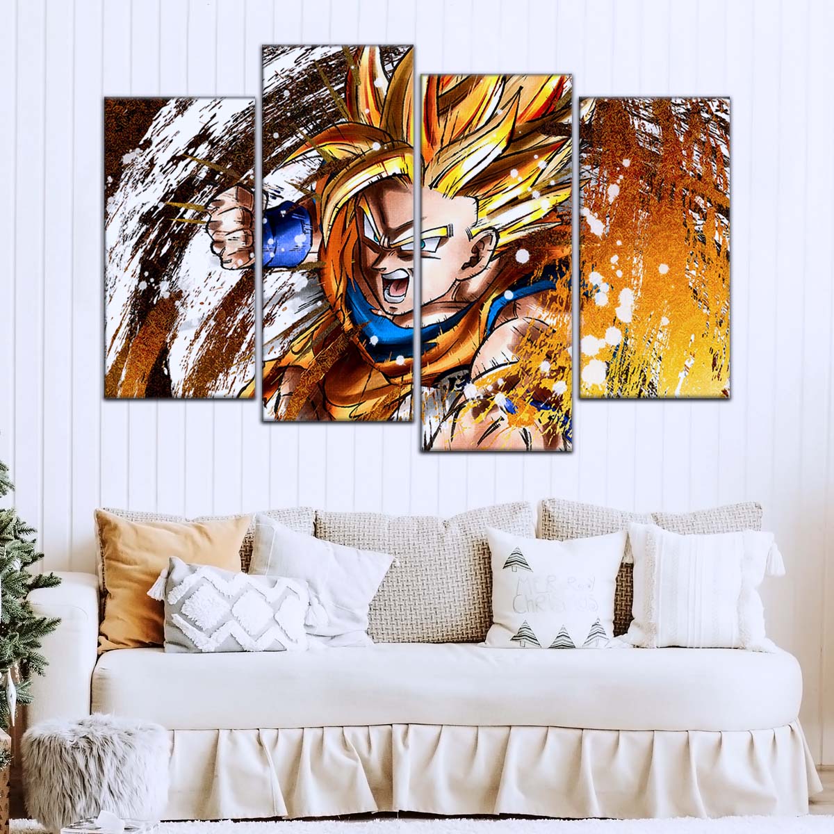 Dragon Ball Wall Art - DR5039 - Goku - Super Saiyan - Dragon Ball Z - Dragon Ball Poster - Dragon Ball Canvas
