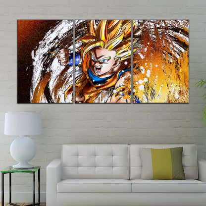 Dragon Ball Wall Art - DR5039 - Goku - Super Saiyan - Dragon Ball Z - Dragon Ball Poster - Dragon Ball Canvas