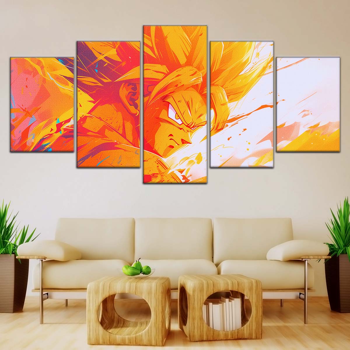 Dragon Ball Wall Art - DR5040 - Goku - Super Saiyan - Dragon Ball Z - Dragon Ball Poster - Dragon Ball Canvas