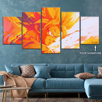 Dragon Ball Wall Art - DR5040 - Goku - Super Saiyan - Dragon Ball Z - Dragon Ball Poster - Dragon Ball Canvas