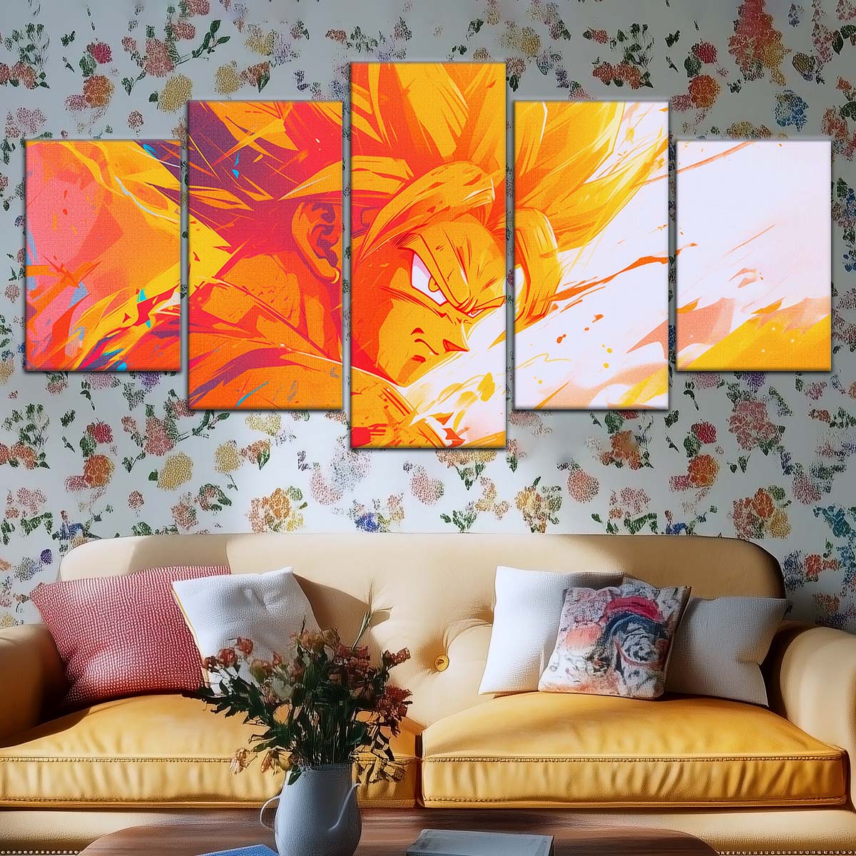 Dragon Ball Wall Art - DR5040 - Goku - Super Saiyan - Dragon Ball Z - Dragon Ball Poster - Dragon Ball Canvas