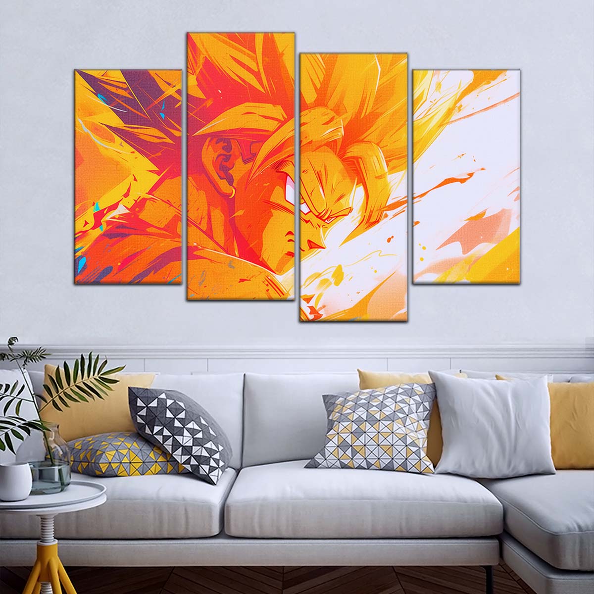 Dragon Ball Wall Art - DR5040 - Goku - Super Saiyan - Dragon Ball Z - Dragon Ball Poster - Dragon Ball Canvas
