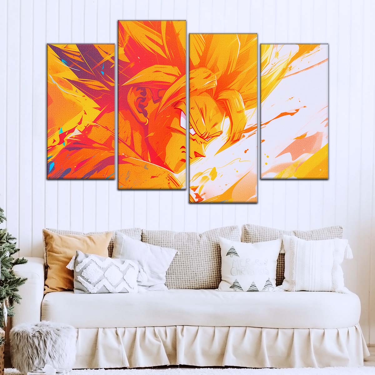 Dragon Ball Wall Art - DR5040 - Goku - Super Saiyan - Dragon Ball Z - Dragon Ball Poster - Dragon Ball Canvas