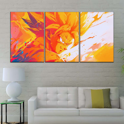 Dragon Ball Wall Art - DR5040 - Goku - Super Saiyan - Dragon Ball Z - Dragon Ball Poster - Dragon Ball Canvas