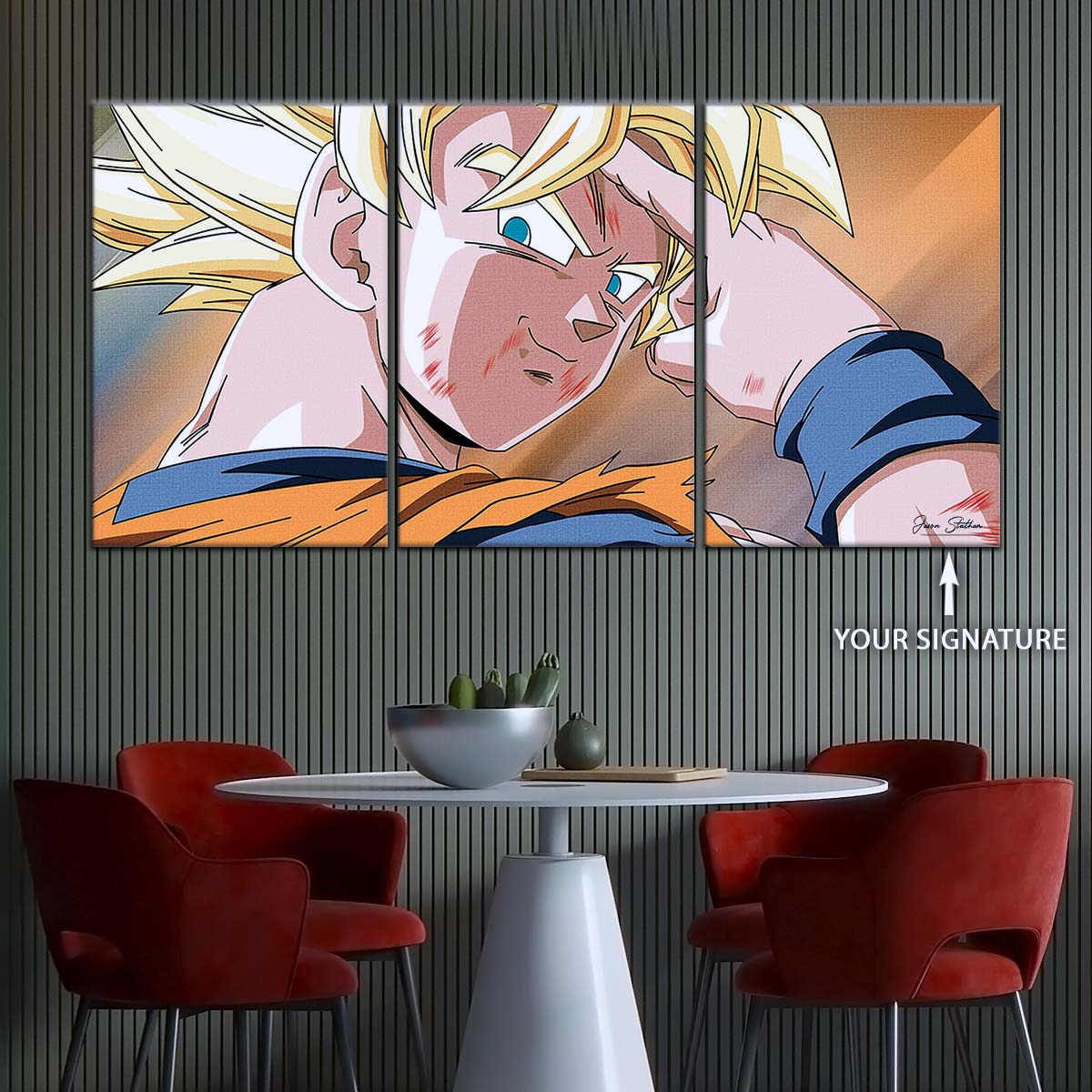 Dragon Ball Wall Art - DR5041 - Goku - Super Saiyan - Dragon Ball Z - Dragon Ball Poster - Dragon Ball Canvas
