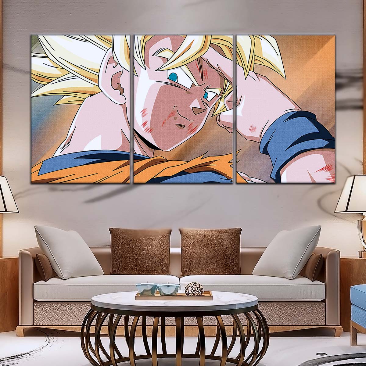 Dragon Ball Wall Art - DR5041 - Goku - Super Saiyan - Dragon Ball Z - Dragon Ball Poster - Dragon Ball Canvas