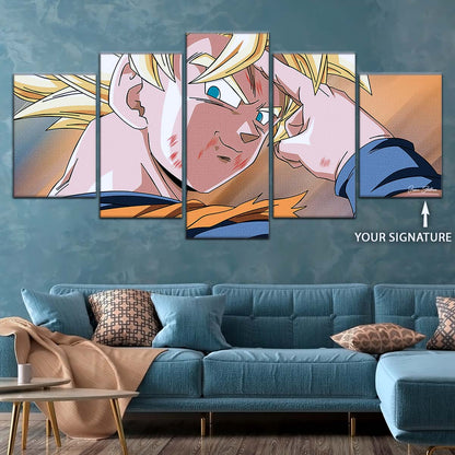 Dragon Ball Wall Art - DR5041 - Goku - Super Saiyan - Dragon Ball Z - Dragon Ball Poster - Dragon Ball Canvas