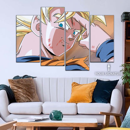Dragon Ball Wall Art - DR5041 - Goku - Super Saiyan - Dragon Ball Z - Dragon Ball Poster - Dragon Ball Canvas