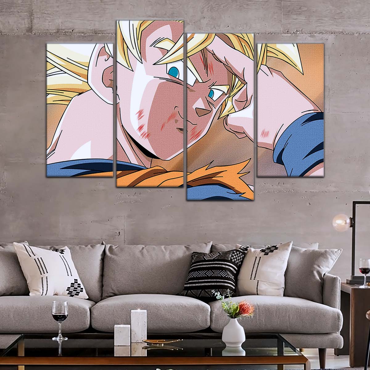 Dragon Ball Wall Art - DR5041 - Goku - Super Saiyan - Dragon Ball Z - Dragon Ball Poster - Dragon Ball Canvas