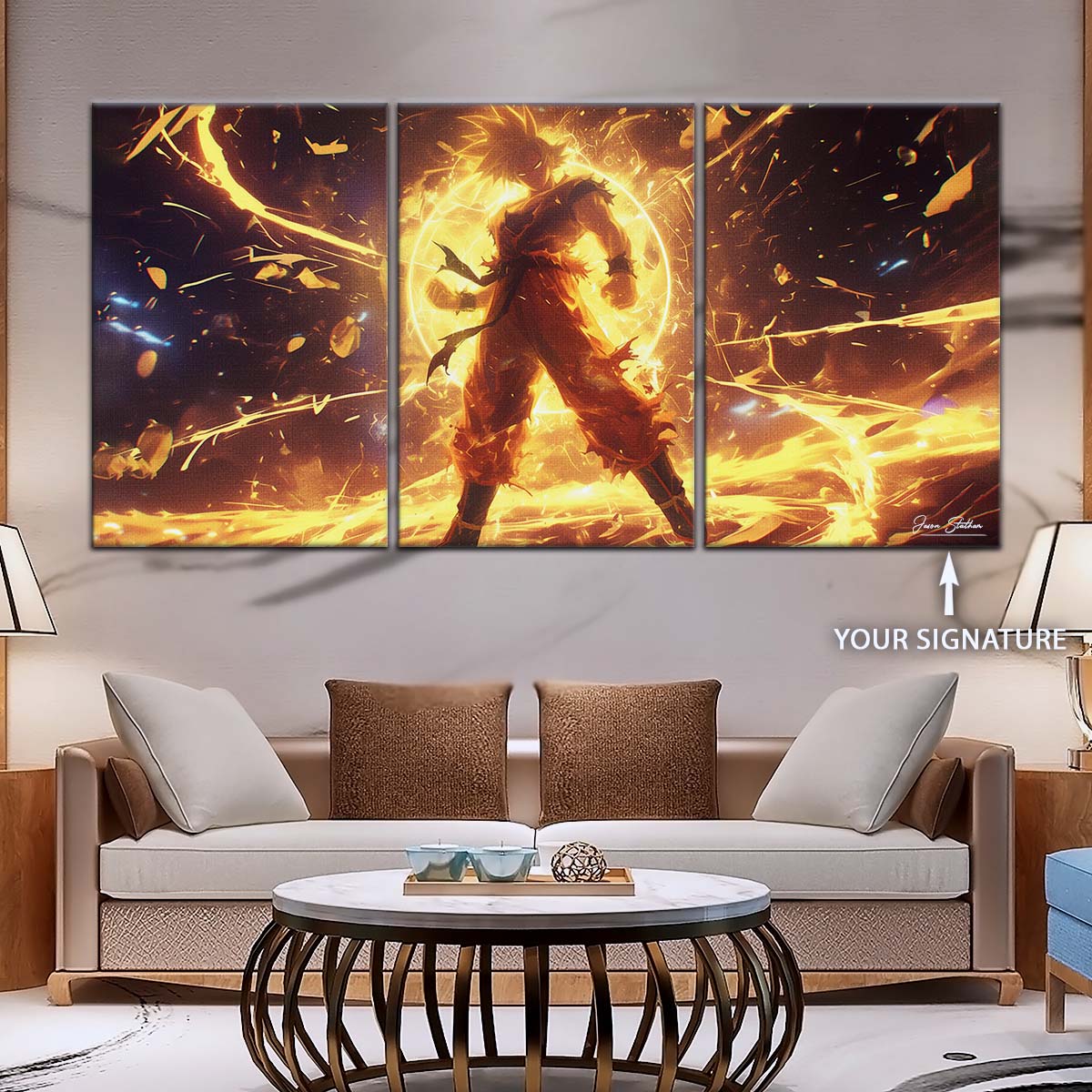 Dragon Ball Wall Art - DR5042 - Goku - Super Saiyan - Dragon Ball Z - Dragon Ball Poster - Dragon Ball Canvas