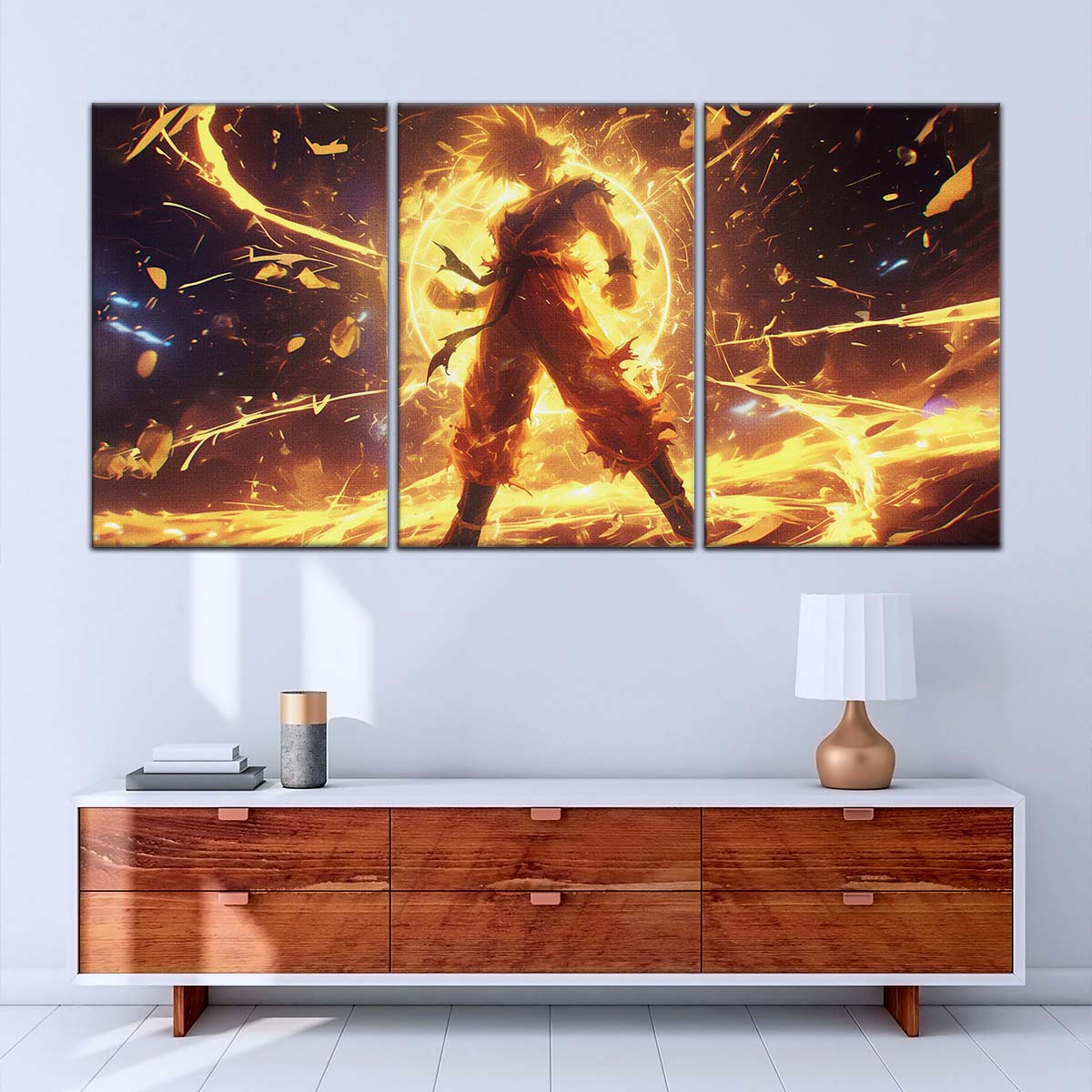 Dragon Ball Wall Art - DR5042 - Goku - Super Saiyan - Dragon Ball Z - Dragon Ball Poster - Dragon Ball Canvas