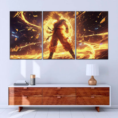 Dragon Ball Wall Art - DR5042 - Goku - Super Saiyan - Dragon Ball Z - Dragon Ball Poster - Dragon Ball Canvas